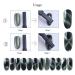 Umiup 8-Piece Magnetic Nail Art Tool Set - DIY 3D Cat Eye Gel Polish Pencil (Purple) | International Shipping - Buy Online on GoSupps.com