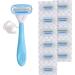 Solimo 5-Blade Razor for Women - Handle + 12 Cartridges + Shower Hanger | 14-Piece Set - Buy Online on GoSupps.com