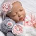 Paradise Galleries Realistic Baby Doll - 53.3 cm Sleeping Girl with Magnetic Pacifier & 8-Part Gift Set | Soft Vinyl Collectible - Buy Online on GoSupps.com