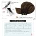Vivien Treat Real Hair Extensions - 18-Inch Brown Ombre Tressen 100g #2/8/2 for Lush Volume - Buy Online on GoSupps.com