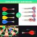 CX L SUM Magnetic Dart Board Set | Indoor Outdoor Kids Dart Game | 12pcs Magnetic Darts | Safe Toy Gift | Double Sided Rollup Board - Buy Online on GoSupps.com