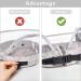 WinMany Adjustable Dog Cat Recovery Cone - Inflatable Protective Collar for Post-Operation Care | Scratch Prevention - Blue (L) - Buy Online on GoSupps.com