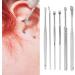 HEITIGN Wax Pick Set - 6pcs Stainless Steel Ear Wax Remover with Box - Buy Online on GoSupps.com