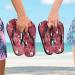 Mnsruu Christmas New Year Pine Tree Flip Flops - Red Spa & Travel Footwear for Men & Women - Buy Online on GoSupps.com