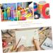 Hemoblo 15 Pcs Washi Tape Roller Dispenser - Adhesive Washi Tape & Donor Eyelash Band Organizer | Perfect for Crafting & Office Use - Buy Online on GoSupps.com