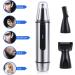 Professional Ear and Nose Hair Trimmer - Painless Battery-Operated Clipper for Men & Women - IPX7 Waterproof Dual Edge Blades - Buy Online on GoSupps.com