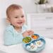 BPA-Free Silicone Baby Suction Plate for Toddlers - Dishwasher & Microwave Safe - Blue - Buy Online on GoSupps.com