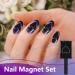 Manicure Tool | Nail Tool Set for Manicure | Portable Cat Eye Gel Nail Polish Magnet Wand for Beginners Girls Women Manicurists - Buy Online on GoSupps.com