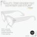 2SeeLife Clear Bold Cat Eye Reading Glasses for Women - Stylish 1.5x Readers for Comfortable Vision - Perfect for All Face Shapes - Buy Online on GoSupps.com