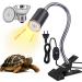 LEDBOCLI TILD TIRD HEATHING HEATHING HEAT HEAT light bulbs for aquarium reptile with clip E27 50W lamps holder UVB 360 for reptiles lizards turtle snakes pet habitat 3.5W+50W