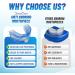 Mouth Guard For Sleep Snoring Solution - Snoring Mouthpiece For Quiet Sleep - Reusable Mouth Guard For Stop Snoring - Help Men/Women for Their Sleep Breathe Better - V Flow Design - 1mm - 4mm - Buy Online on GoSupps.com