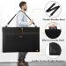 Nicpro 24x36 Black Art Portfolio Bag - Lightweight Canvas Case with Shoulder Strap - Storage for Artwork, Posters, Sketches - 24x36 Inches - Buy Online on GoSupps.com