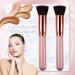 Vtrem Foundation Makeup Brush 2 Pieces Flat Top Kabuki Brushes with Premium Synthetic Dense Bristles Perfect For Blending Liquid Cream or Flawless Powder Cosmetics Buffing Stippling Concealer - Buy Online on GoSupps.com