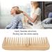 Wide Tooth Combm Large Hair Detangling Comb Flexible Structure Safety Eco Friendly Portable Wet Hair Comb Wooden Comb for Home Travel - Buy Online on GoSupps.com