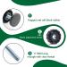 4 Pack 8MM Baby Gate Spindle Rod Replacement Kit for Pressure Mounted Safety Gates Extra Long Wall Mounting Hardware Set for Pet & Dog Gates - Black Round 2 Count - Buy Online on GoSupps.com