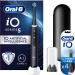 Oral-B iO5 Electric Toothbrush with Black + Toothbrush Heads Pack of 4 Counts Black + Refills