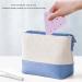 TYTOGE Portable Triangle Powder Puff Storage Box Double Sided Vent Breathable Silicone Makeup Sponge Holder for Home and Travel (Light Purple) - Buy Online on GoSupps.com