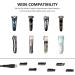 Sinloon 65W Razor Charger Set - USB-C Cable with 6 Conversion Plugs for Hair Clippers & Air Purifiers | International Shipping Available - Buy Online on GoSupps.com