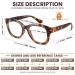 Gaoye 6-Pack Oversized Reading Glasses for Women - Stylish Blue Light Blocking Anti Eyestrain Spring Hinge - G1 Mix 1.5x - International Shipping Available - Buy Online on GoSupps.com