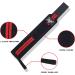 BEAST RAGE Weight Lifting Wrist Wraps - Red/Black Fitness Training Straps with Thumb Loop Support - Buy Online on GoSupps.com