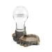Navaris Reptile Water Dispenser - 400ml Realistic Tortoise Accessories - Large Water Bowl Dish - Bowls for Reptiles & Amphibians