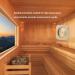 Buy Reliable Wooden Sauna Thermometer Hygrometer | 5% Accuracy | Real-Time Monitoring for Indoor Use - Buy Online on GoSupps.com