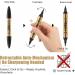 Crayon sourcils 2 en 1 tanche double extr mit stylo microblading pour sourcils l'aspect naturel stylo sourcils pour femme avec 4 pointes et pinceau pr cis - Buy Online on GoSupps.com
