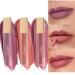 Oulac Matte Liquid Lipsticks - Lip stian Waterproof 24 Hours Long Lasting Lip Tint with Vitamin E & Rose Oil High Pigment Color Gluten Free & Vegan Free 3PCS (M11+M12+M13)