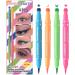Stamp Eye Liner Pencil | Waterproof Liquid Stamp Eye Liner Pencil 4 Color Eye Stencil Makeup Tool With Star Moon Butterflies Heart Shapes for Parties - Buy Online on GoSupps.com