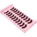Healvian Fake Window Sticker False Eyelashes Natural Lashes 10 Pairs Fake Eyelash Artificial Lashes Makeup Fake Lashes Fluffy Eyelashes Extensions Fisherman Ornament
