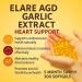 Elare Aged Garlic Extract 7500mg Odorless Organic Garlic Softgels - 300 Softgels Heart & Immune Support Supplement 2-Year Matured Antioxidant Formula Vegetarian Non-GMO All-Natural (1) - Buy Online on GoSupps.com