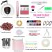 117 PCS Portable Electric Nail Drill Kit with 72W UV LED Lamp - Manicure Pedicure Tools Set for Gel Nails, Acrylic, Polishing, and Decoration - Buy Online on GoSupps.com