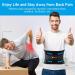Bracepost Ultra-Breathable Back Brace for Lower Back Pain Relief - Adjustable Lumbar Support Belt for Herniated Disc, Sciatica, Scoliosis - Size Large, Black - Men & Women - Buy Online on GoSupps.com