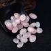 Natural Pink Powder Crystal Gravel Rock Madagascar Rose Quartz Raw Gemstone Specimen Decoration Stone Stone Crystal Reiki 100g 10-30mm