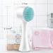 2-in-1 Manual Facial Cleansing Brush for Deep Pore Exfoliation and Massaging - Blue - Buy Online on GoSupps.com