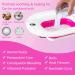 IRWPITW Electric Sitz Bath for Hemorrhoids & Postpartum Care - Collapsible Red Hip Bath Bowl with Sitz Bath Salts - Yoni Vagina Wash Basin - Buy Online on GoSupps.com