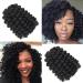 8 Inch Wand Curl Crochet Hair Jamaican Bounce Crochet Hair Short Braiding Hair Curly Crochet Braids Hair Extension Twist Crochet Hair for Women 20 Roots/Pack (5 PCS 1B) 8 Inch (Pack of 5) 1B