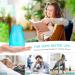 Homeweeks 100ml Colorful Essential Oil Diffuser - Adjustable Mist Mode, Auto Off - Aroma Diffuser for Bedroom/Office/Trip - Basic White - Buy Online on GoSupps.com