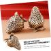 Warmhm 3pcs Brass Strawberry Home Decor Statue Strawberry Decor Brass Adornment Strawberry Ornament Brass Fruit Ornament Small Desktop Decor Brass Figurine Brass Decor Ornaments Delicate Goldenx3pcs 4.50X3.50X3.50CMx3pcs - Buy Online on GoSupps.com