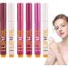  ETUCYNG Click Lip Gloss Pen Set Click Lip Gloss | Waterproof Moisturizing Tinted Lip Balm Set of 6 - Waterproof Lip Gloss Oil To - Buy Online on GoSupps.com