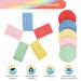 Luxiv 120 Pcs Compressed Facial Sponges | 5 Colors Estheticians Makeup Cleansing Sponges for Women | Exfoliating & Makeup Removal Sponge - Buy Online on GoSupps.com