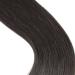 Black Keratin Bonding Extensions - 100% Remy Human Hair 50 Strands 50cm U-Tip Color #1 Black - International Shipping Available - Buy Online on GoSupps.com