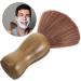 Men's Beard Brush with Wooden Handle - Premium Shaving Set & Hair Cleaning Brush - Travel Size 11x6.5cm - Musthave Grooming Accessory - Buy Online on GoSupps.com