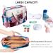 SONARIN Large Capacity Waterproof Baby Changing Tote Bag with Shoulder Strap & Changing Mat - Blue White Flowers - Buy Online on GoSupps.com