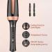 Automatic Hair Curler- 2 Barrel Rotating Curler with Adjustable Temperature | Quick Heat Up Curling Tongs for All Hair Types - Black (25mm+32mm) - Buy Online on GoSupps.com