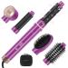 IG INGLAM Pro 5 in 1 MegaAIR Massage Blow Dryer Brush 110 000 RPM High-Speed Ionic Hair Dryer 40MM Air Automatic Curling Iron Drying Curling Volumizing Straightening Red
