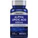 Piping Rock Alpha Lipoic Acid 600mg | with Biotin Optimizer | 60 Capsules | Non-GMO Gluten Free Supplement