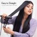 ANGENIL Ionic Hair Straightener and Curler 2 in 1 - Professional Flat Iron Ceramic Titanium, Fast Heating, Dual Voltage - Gray - Buy Online on GoSupps.com