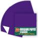 Taro's Origami Studio 6 Inch Purple Single Color Paper - 50 Sheets, Easy Fold Japanese Paper - Beginner Friendly, Made in Japan - Buy Online on GoSupps.com