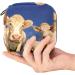 Cow Print Portable Storage Bag for Women & Teen Girls | Stylish & Functional Travel Organizer - Buy Online on GoSupps.com